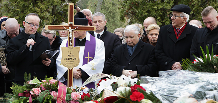 Dzi poegnano Jzefa Gburzyskiego. Jarosaw Kaczyski: By czowiekiem, ktry chcia dawa siebie innym