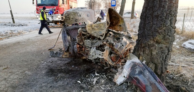 W płomieniach w wypadku samochodowym pod Wilczętami zginęło 5 osób. Co było przyczyną tragedii?