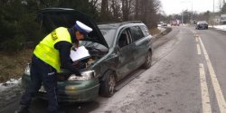 Zderzenie z ci�ar�wk� i zatrzymane prawo jazdy