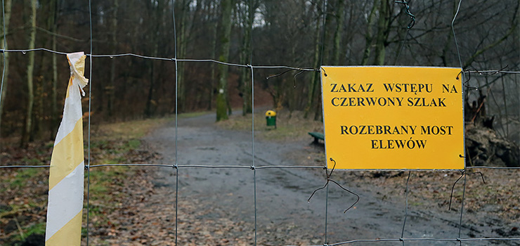 Powódź przeszła pół roku temu, dotąd jest zakaz wstępu. Bażantarnia bez szans na remont?