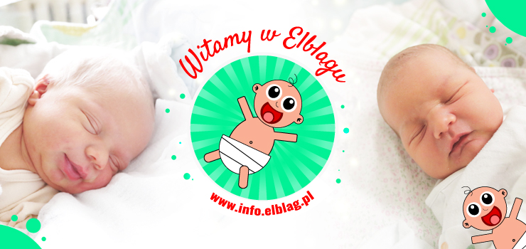 Witamy w Elblągu: Filipa, Aleksandrę i Wiktora