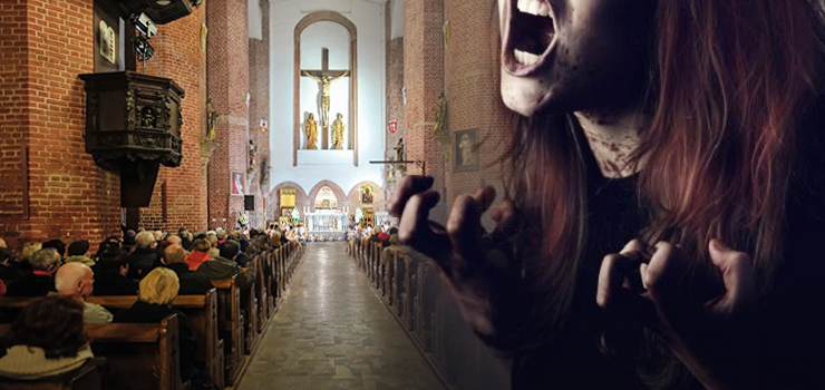 Opętanie w elbląskiej Katedrze? W trakcie nabożeństwa interweniowała policja