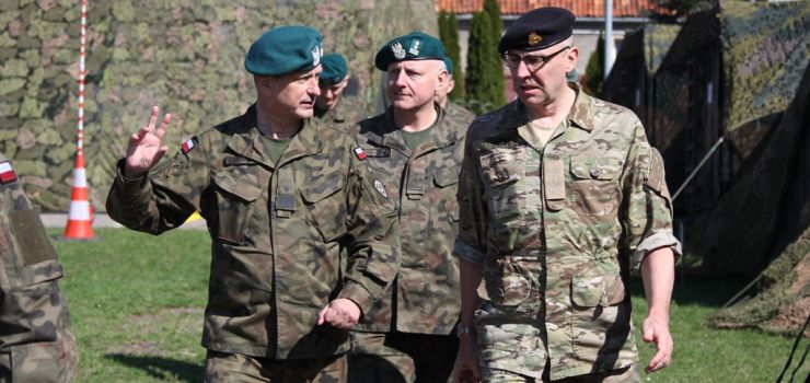 Dowódca duńskiej dywizji z wizytą w Elblągu