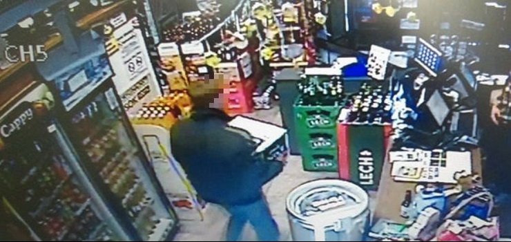 Zuchwała kradzież kartonu… whisky