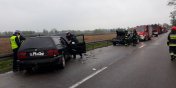 Wypadek w Jegowniku. Trzy osoby trafiy do szpitala