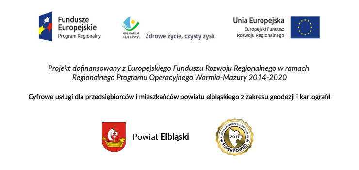 Cyfrowe usługi dla przedsiębiorców i mieszkańców powiatu elbląskiego z zakresu geodezji i kartografii