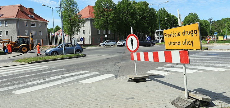 Trwa przebudowa skrzyżowania ulic Łęczycka- Rawska- Grottgera