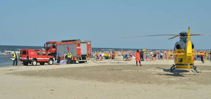 Tragiczny dzień na plażach Mierzei Wiślanej. W Jantarze utonął kolejny mężczyzna