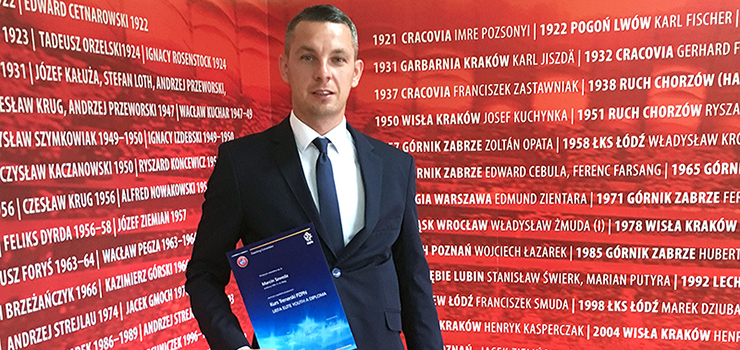 Koordynator szkki pikarskiej Concordii z najwysz licencj UEFA A Elite Youth