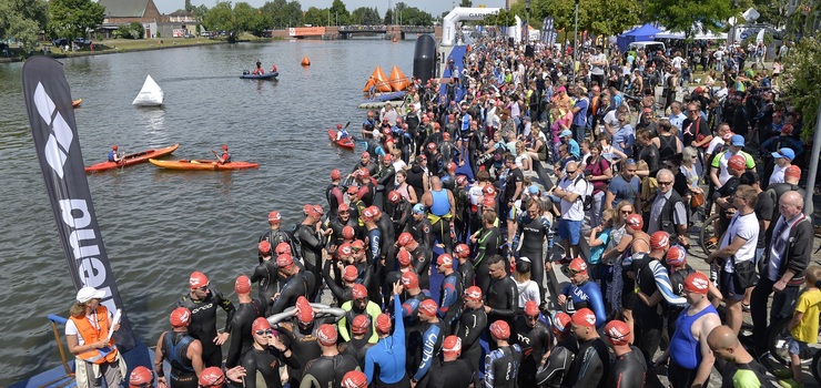 Garmin Iron Triathlon Elblg 2018. Utrudnienia w ruchu