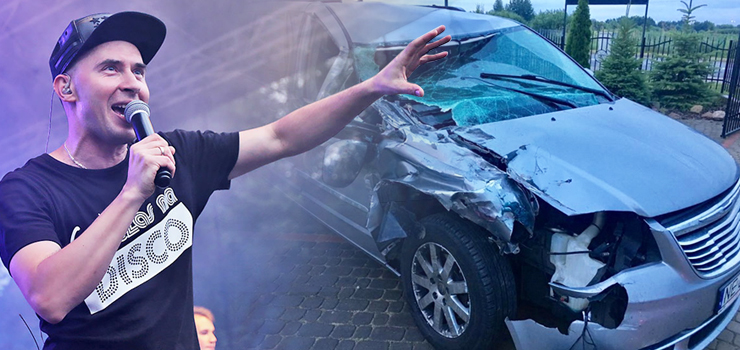 O włos od tragedii. Łukasz Gesek miał wypadek samochodowy