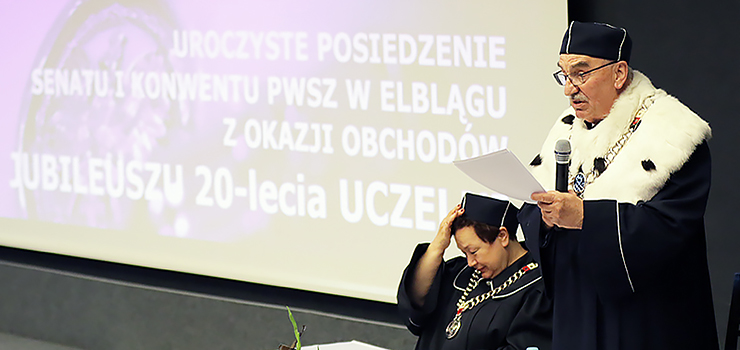 PWSZ w Elblągu świętowała 20-lecie. Zobacz fotorelację z jubileuszu
