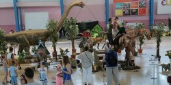 Dinozaury opanoway elblskie lodowisko - zobacz zdjcia z Dino Expo