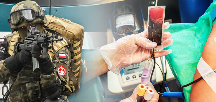 Trwa zbiórka krwi dla por. Wojciecha Kozłowskiego. Żołnierz Obrony Terytorialnej został ciężko ranny