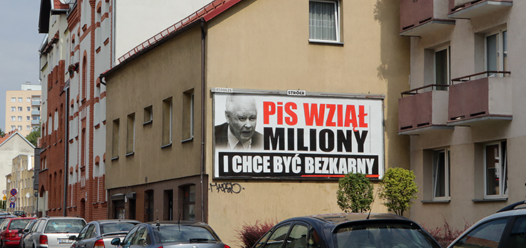 Kampania wyborcza ruszya. Billboardy z wciekym Jarosawem Kaczyskim rwnie w Elblgu