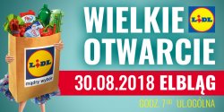 Ju� jutro otwarcie nowego sklepu Lidl w Elbl�gu! 