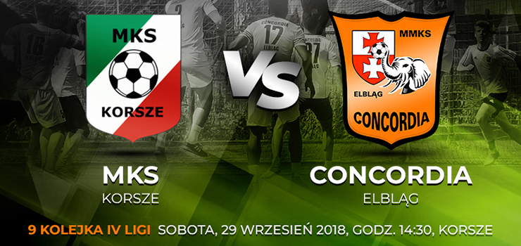 Mocny rywal Concordii. Lider w sobotę jedzie po 3 punkty do Korsz