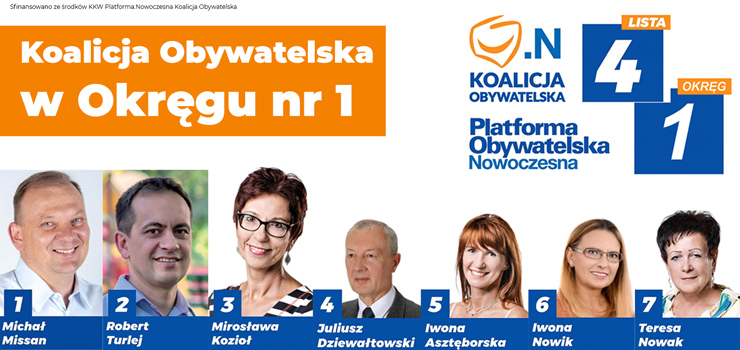 Koalicja Obywatelska w Okręgu nr 1