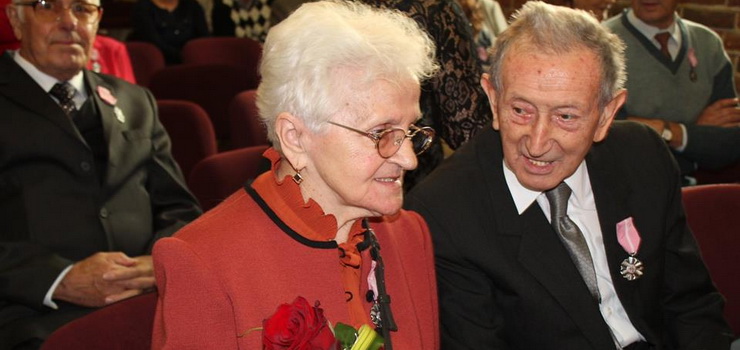 W związku małżeńskim przeżyli 50 lat. Prezydent wręczył im medale