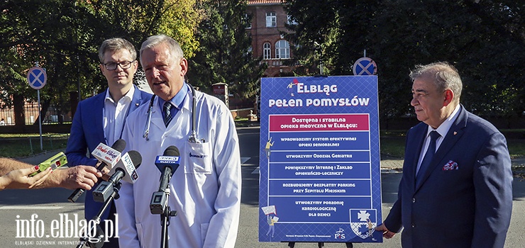 Na pocztek oddzia geriatryczny... PiS ma pomysy na zdrowie elblan?