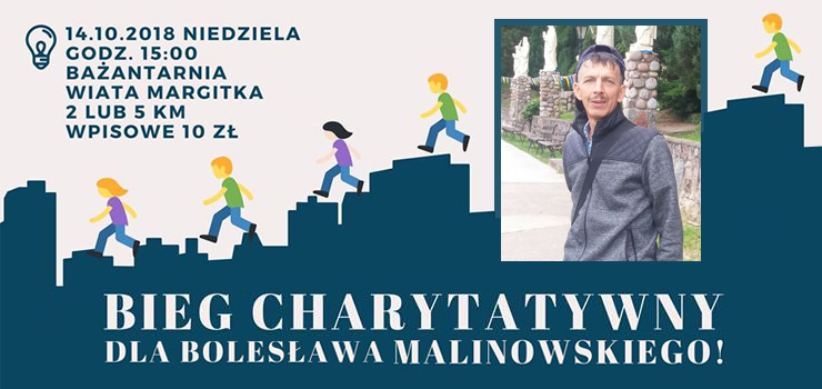 Bieg charytatywny dla Bolesawa Malinowskiego. 53-latek walczy z rakiem wtroby