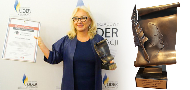 Elbląg Samorządowym Liderem Edukacji 2018 i Liderem Jakości Kształcenia.