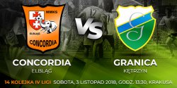 Ostatnie starcie na Krakusa w tym roku. Dzi� o 13.30 Concordia podejmuje Granic� K�trzyn