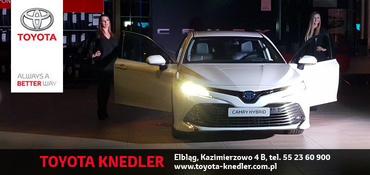 TOYOTA KNEDLER ZAPREZENTOWAŁA NOWĄ TOYOTĘ CAMRY