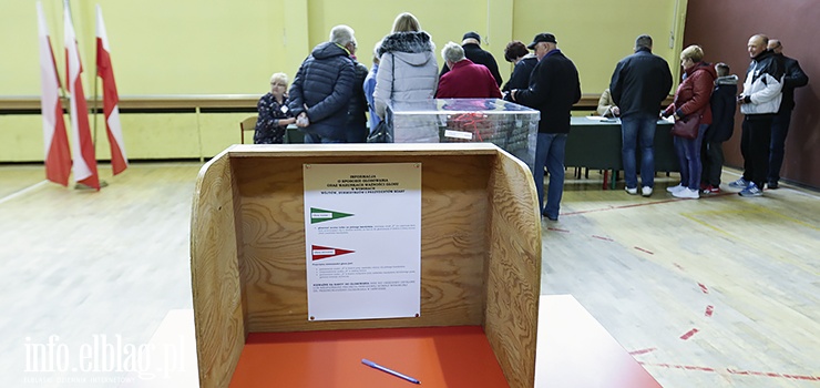 Elbląg: Wybieramy prezydenta. Do godz. 12 do urn poszło 14,07 proc. uprawnionych