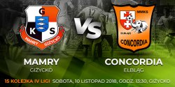 Daleki wyjazd na zako�czenie rundy. W sobot� Concordia zagra w Gi�ycku z Mamrami