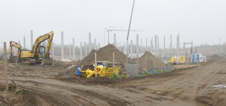 Grupa Żywiec buduje na elbląskiej Modrzewinie. Ogromny kompleks magazynowy powstanie do marca 2019 r.