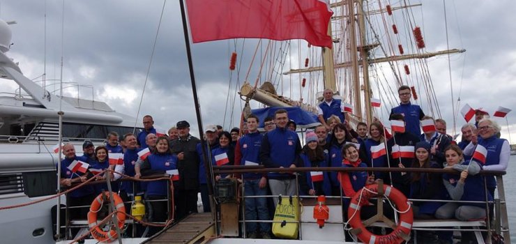 I LO w rejsie „Pogorią” dla Niepodległej