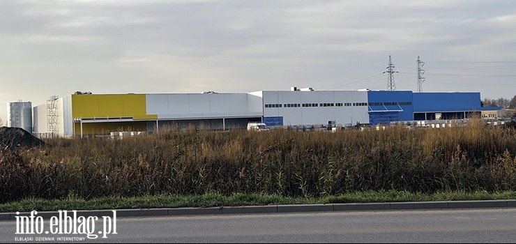 Castorama przy Żuławskiej w barwach... Olimpii nabiera kształtów