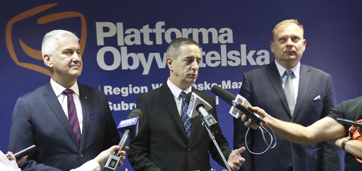 Koalicja PO z prezydentem Wróblewskim zawarta. Jerzy Wcisła: Nie stawiamy żadnych warunków