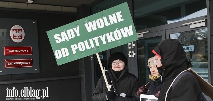 Grupa elblążan skierowała apel do sędziów „Nie bójcie się być wolnymi sędziami!”