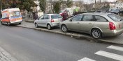 eromskiego: Kolizja dwch aut przed przejciem dla pieszych