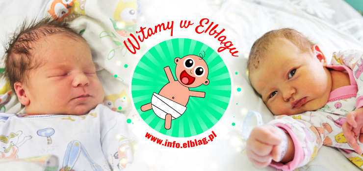 Witamy w Elblągu: Zofię, Damiana i Tymona