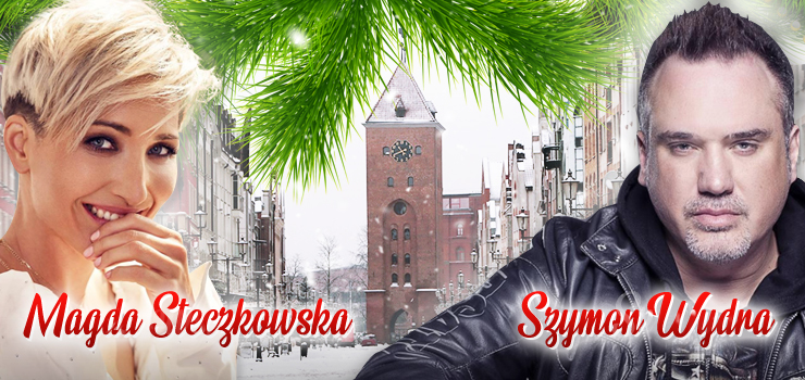 Magda Steczkowska i Szymon Wydra podczas Świątecznego Spotkania Elblążan