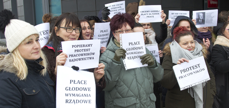 Protest pracowników elbląskiego sądu. Chcą zarabiać o 1000 zł więcej