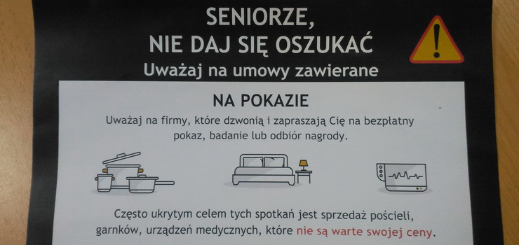 Seniorze, nie daj si oszuka!