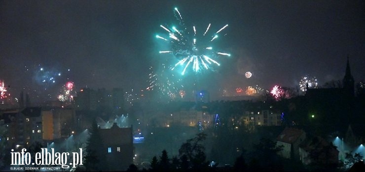 Zobacz, jak Nowy Rok przywitano na osiedlu Zawada - film i zdjcia!