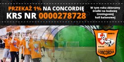 Przeka� 1% na Concordi�! Klub zbiera na budow� treningowej hali balonowej