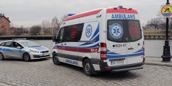 Tragiczny wypadek na Bulwarze. Uton�� m�czyzna w rzece Elbl�g