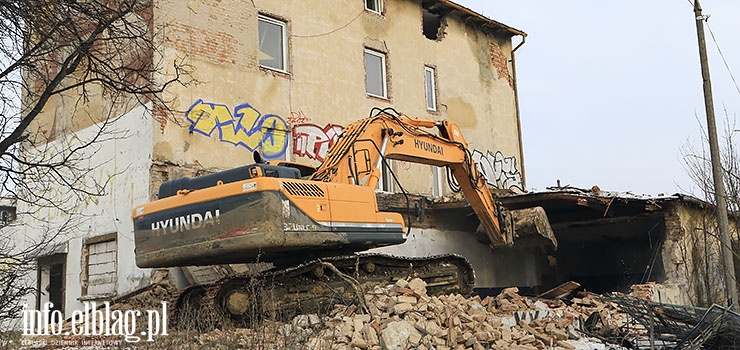 Wyburzono budynek z 1928 r. przy al. Grunwaldzkiej - zobacz zdjęcia z rozbiórki