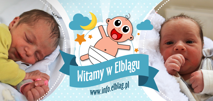 Witamy w Elblągu: Emilię, Witolda i Adama