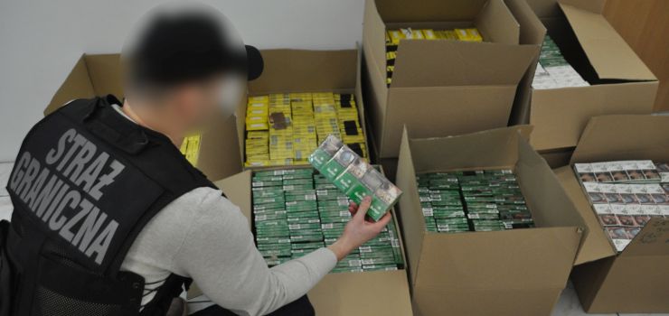 Straż Graniczna przechwyciła w Elblągu „lewe” papierosy