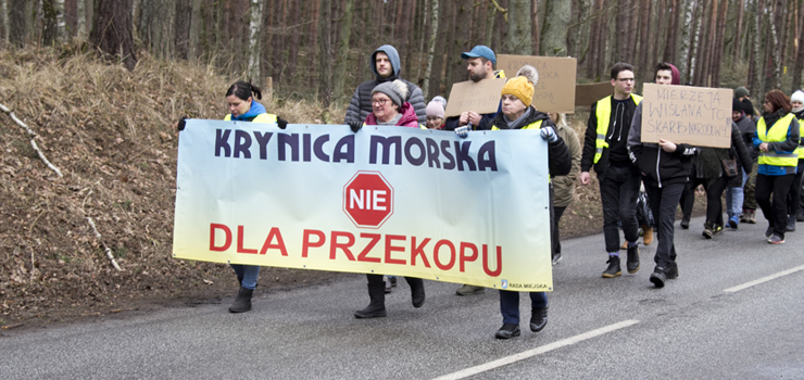 "Jest jeszcze szansa zatrzyma t dewastacj". Protest z wycink w tle