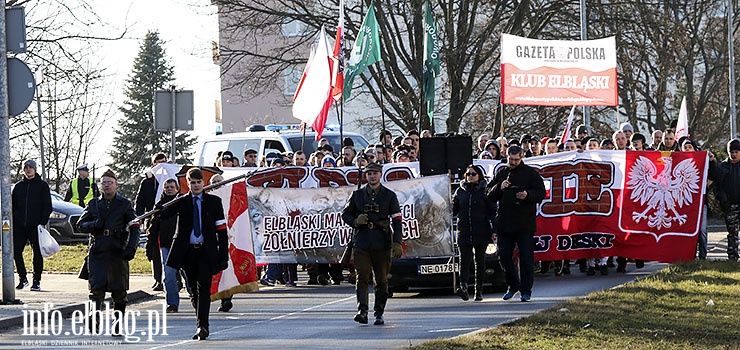 "A na drzewach zamiast liści..." IV Elbląski Marsz Pamięci Żołnierzy Wyklętych
