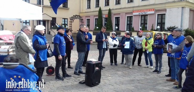 Cała Polska śpiewa "Odę do radości". W niedzielę prounijna akcja dotarła do Elbląga