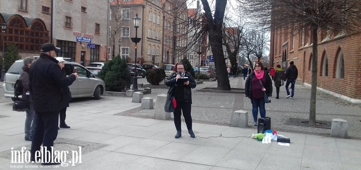 "Hańba biskupia" w Elblągu. Protest przeciw wspieraniu pedofilii w Kościele